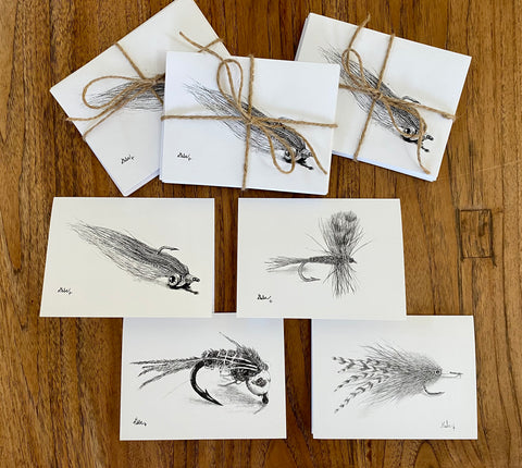 Fly Art Cards - set of 8